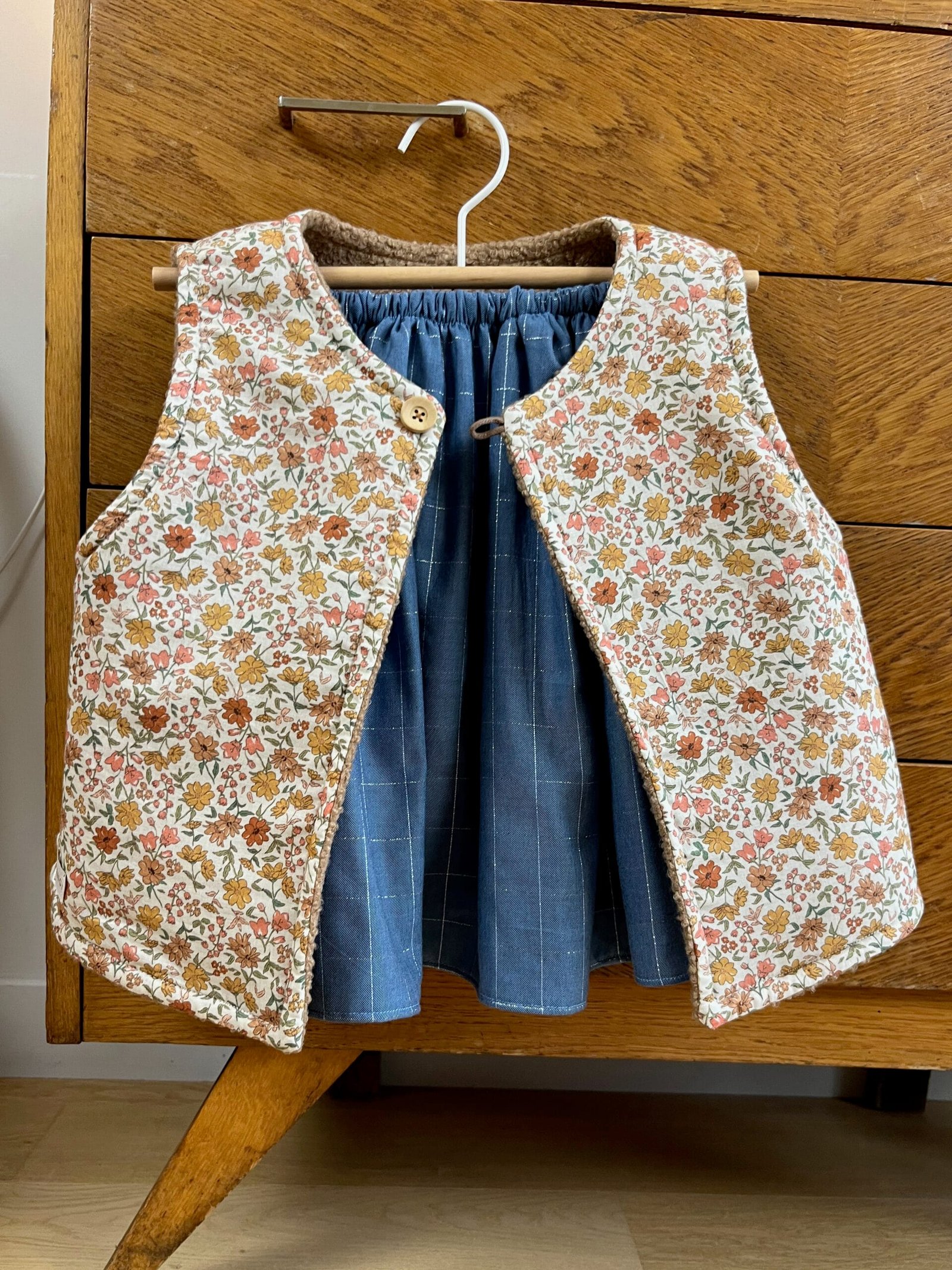 rosalie à fleurs des champs